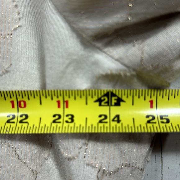 Chicos Jacquard Tiered V Neck Pockets Stretch Soft Lightweight Knee Length Dress - Picture 14 of 16